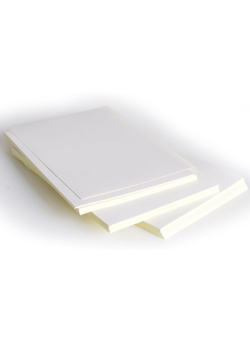 فيرستنوك ورق لاصق غير لامع مقاس A5 | 50 ورقة | ملصقات قابلة للطباعة | متوافق مع طابعات نفث الحبر والليزر | للاستخدام المنزلي، المكتبي، المدرسي، الحرفي، التغليف - Image 3