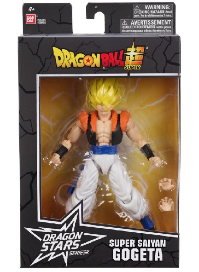 Bandai Dragon Ball Stars Super Saiyan Gogeta 6.5-Inches | Collectible Action Figure | Display Figure | Interchangeable Hands | Perfect Gift for Collectors, Manga & Anime Lovers! - Image 1
