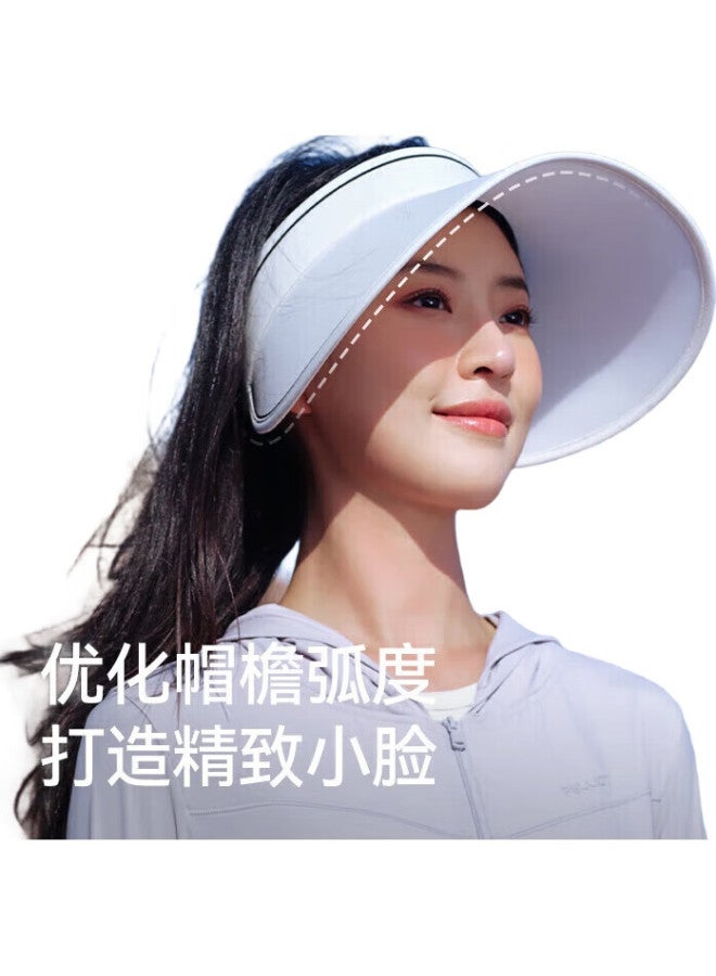 PELLIOT Sun Hat For Women, Uv Protection, Wide Brim, Summer, Outdoor, Breathable Face-Covering Visor Cap, 16423406 White - Image 3
