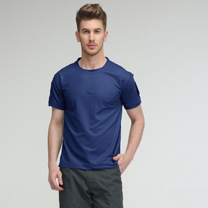 Tactical Tee Quick-Dry Military Fans Army Shirt Blue  - Image 2