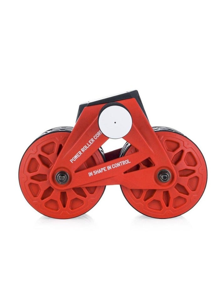 بودي سكلبتشر Power Roller Core – بكرة تمارين البطن لتقوية عضلات البطن وتقوية العضلات وتمارين الجسم بالكامل – مقابض غير قابلة للانزلاق وعجلات ثبات للتدريب في المنزل وفي صالة الألعاب الرياضية  - Image 2