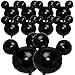 BOGAZNET 10 PCS Black Mouse Head Foil Balloons for Kids 24 Murine Mylar Balloons for 1st Birthday Mouse Head for Kids Party Decoration and Birthday Party Supplies - Image 3