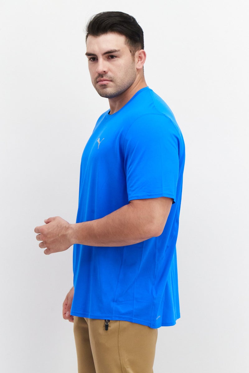 PUMA Men Sportswear Fit Training T Shirt, Blue - Image 4