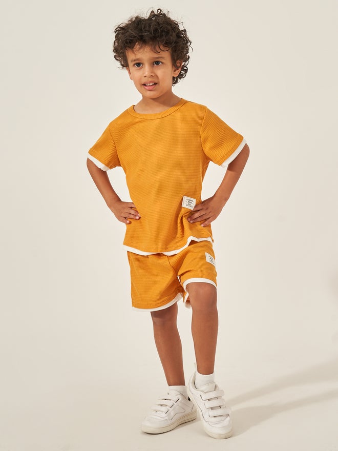 Styli Styli Short Sleeve T-Shirt and Shorts Set  - Image 1