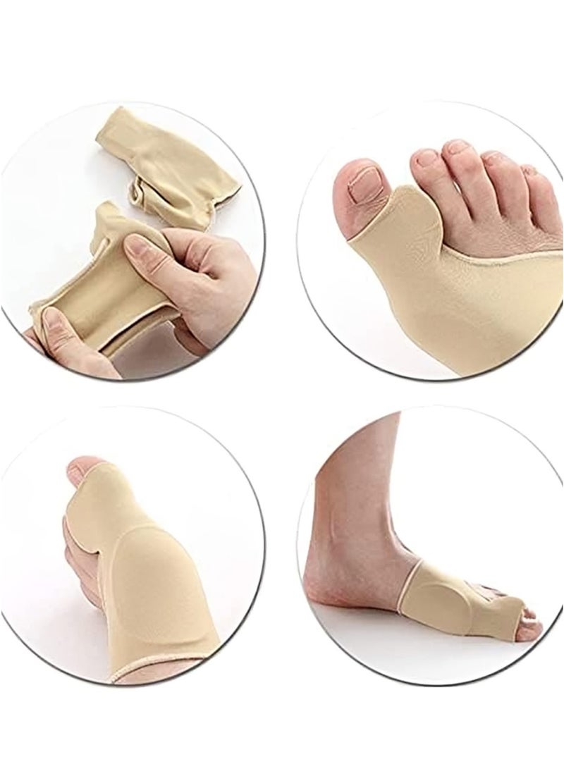 Bunion Corrector Silicone Foot Sleeve – Beige - Image 3
