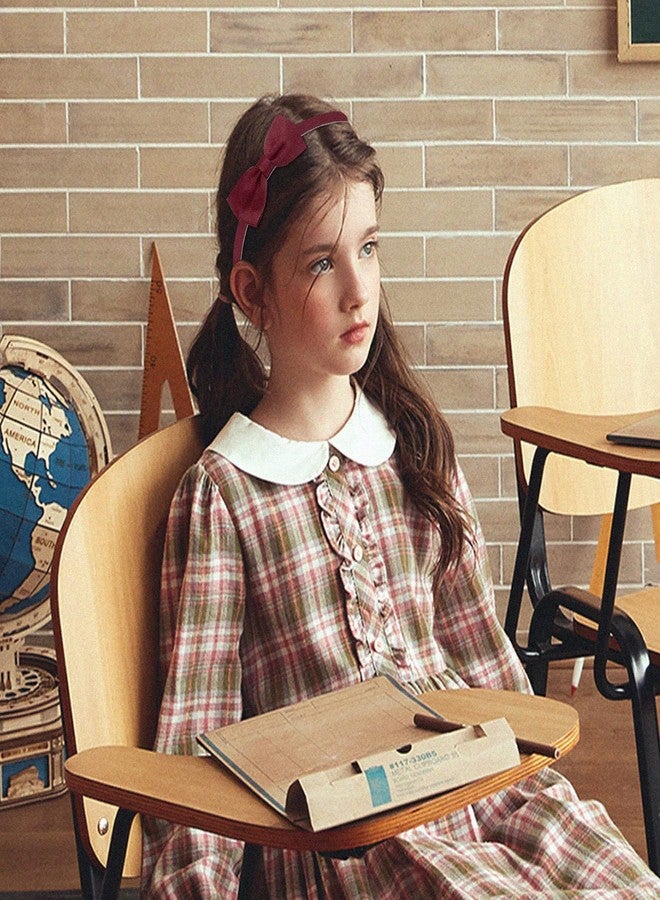 Candygirl Bows Headbands for Girls Toddler, 22pcs Ribbon Hair Bow Head bands for Kids Children Cute Hairbands for Daily School Hair Accessories - Image 3