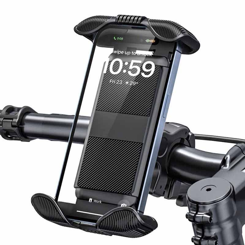 Takeaway Rider Electric Bicycle Motorcycle Bicycle Mountain Bike Outdoor Riding Horizontal Bicycle Handle Rearview Mirror Mobile Phone Bracket - Image 2