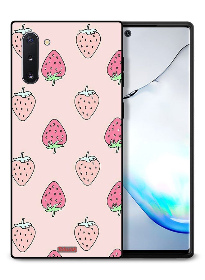 Tolwak Samsung Galaxy Note 10 Protective Case Cover Strawberry Icon - Image 1