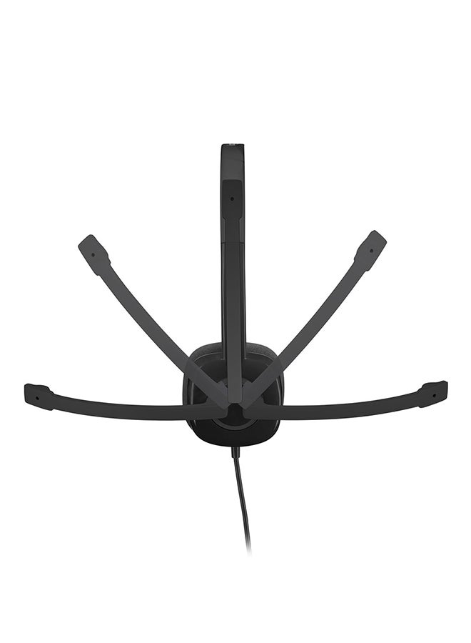 Logitech H151 Wired Headset, Stereo Headphones With Rotating Noise-Cancelling Microphone, 3.5 mm Audio Jack, In-Line Controls, PC/Mac/Laptop/Tablet/Smartphone Black - Image 5