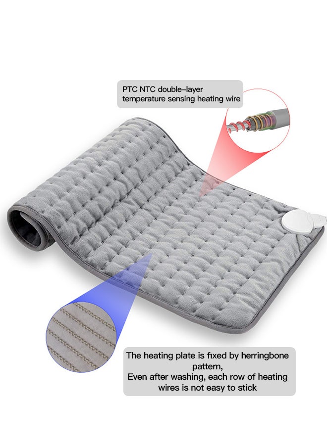 Sharpdo Electric Heating Pad for Office and Home Winter Use Thermal Blanket 60x30cm Comfortable and Versatile Heating Pad for Pain Relief and Warmth Ideal for Back Neck and Shoulder - Image 2