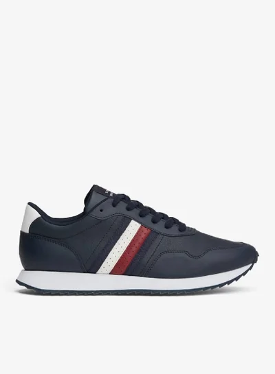 TOMMY HILFIGER Signature Tape Lace-Up Runner Sneakers