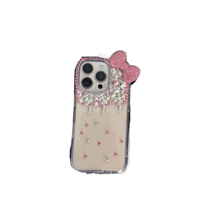 MS Protective Case, Shockproof Cover for iPhone 17 / 17 Air / 17 Pro / 17 Pro Max, Clear, Bow Design, Drop Protection - Image 4
