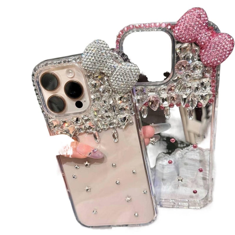 MS Protective Case, Shockproof Cover for iPhone 17 / 17 Air / 17 Pro / 17 Pro Max, Clear, Bow Design, Drop Protection - Image 2