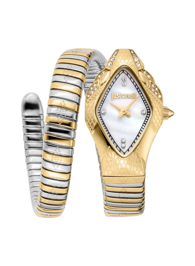 Just Cavalli Women Ferocious Two tone Stainless Steel Analogue Quartz Watch JC1L306M0065  - Image 1