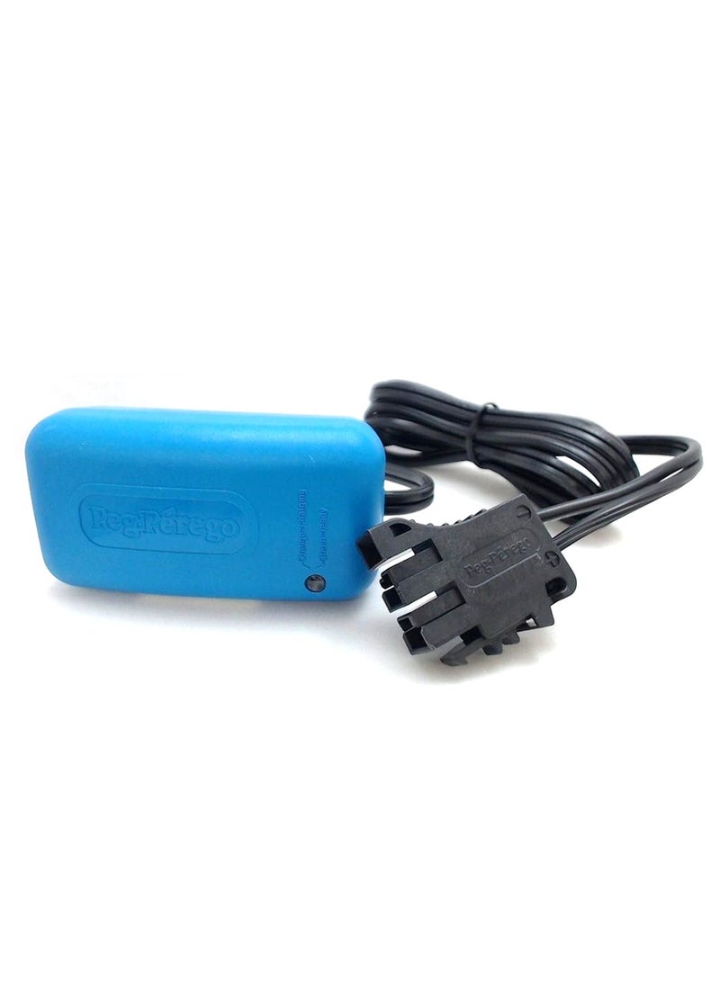 Peg Perego Original Multiplug Charger 12V, Spare or Secondary Charger for Ride-On Toys, Easy Plug-In with LED Charge Indicator, Blue - Image 2