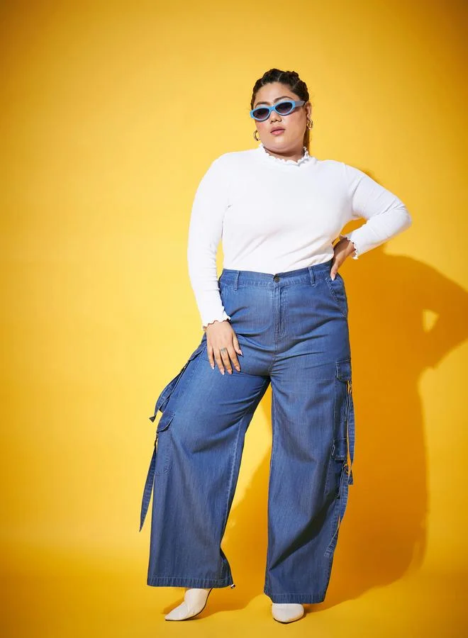 ساسافراس بنطال كارجو بمقاس كبير