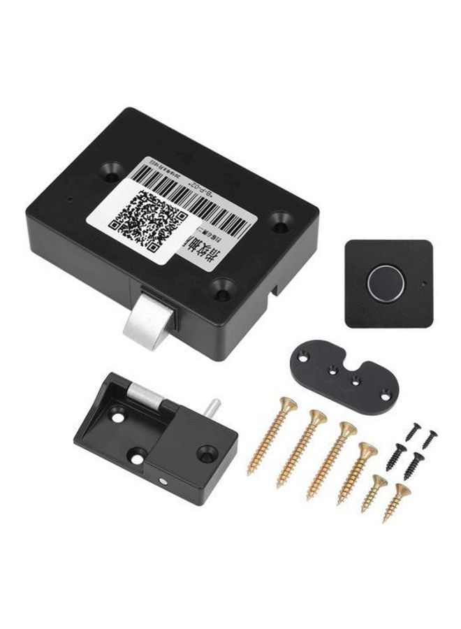 NIBEMINENT Fingerprint Cabinet Lock Black - Image 3