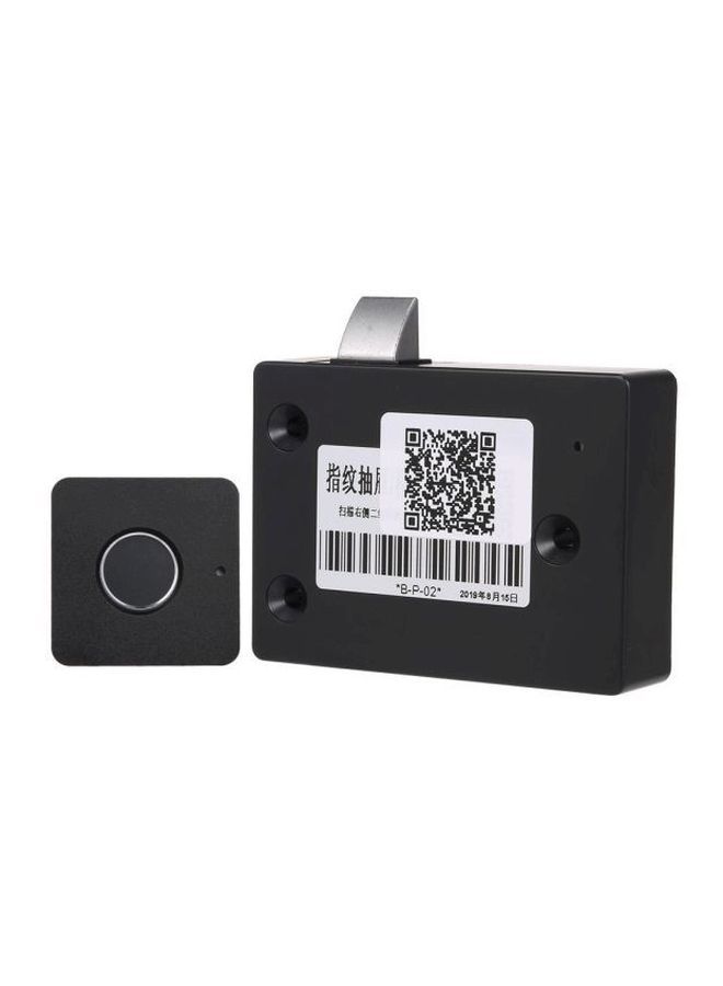 NIBEMINENT Fingerprint Cabinet Lock Black - Image 1