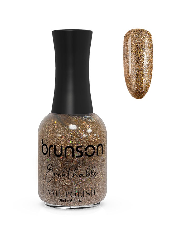brunson Breathable Nail Polish Halal nail polish Wudu friendly Quick-Dry Vegan long lasting but easy peel off   18ml BH289