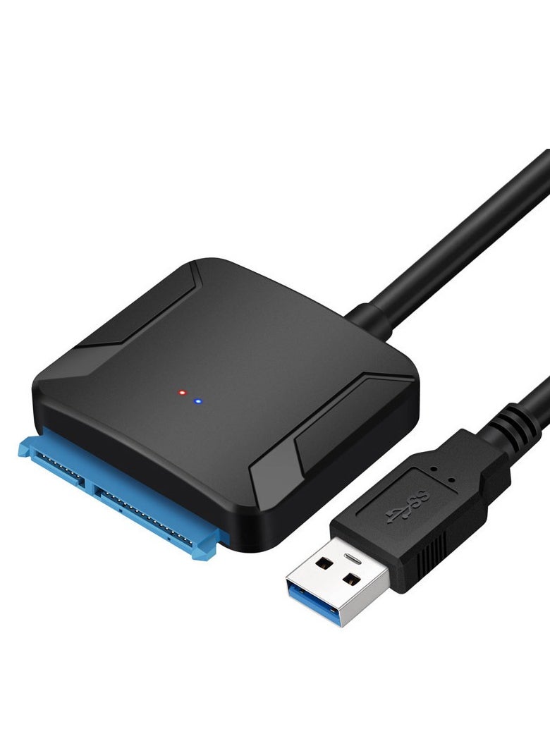 Joyelink Joyelink SATA to USB 3.0 Adapter, External Hard Drive Converter Cable for 2.5" 3.5" HDD, SSD with Power Supply，Compatible with Win 98/ME/2000/XP/VISTA /win7/MAC OS 9.X/10.X /Linux  - Image 1