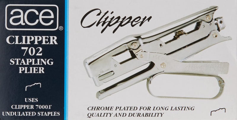 Advantus Ace Clipper Plier Stapler, Chrome Finish (ACE07020) - Image 2