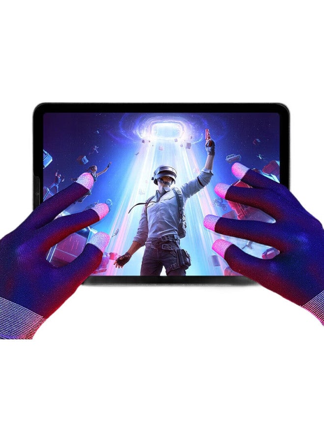 Kovol Gaming Gloves, Anti-Slip Silver Fiber, For Mobile Games, Pubg, Honor Of Kings, Delta Force, Sweat-Proof, Heat-Insulating, Touchscreen Compatible, Professional E-Sports Universal - Image 1