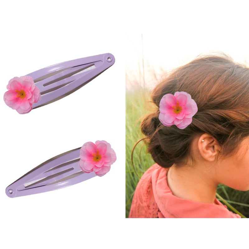 HOKPA Artificial Silk Cherry Blossom Flower Heads, Fake Fabric Sakura Floral Head Decor for Bridal Hair Clips Headbands Dress DIY Accessories Wedding Party Supply Table Decorative (100pcs Pink) - Image 4