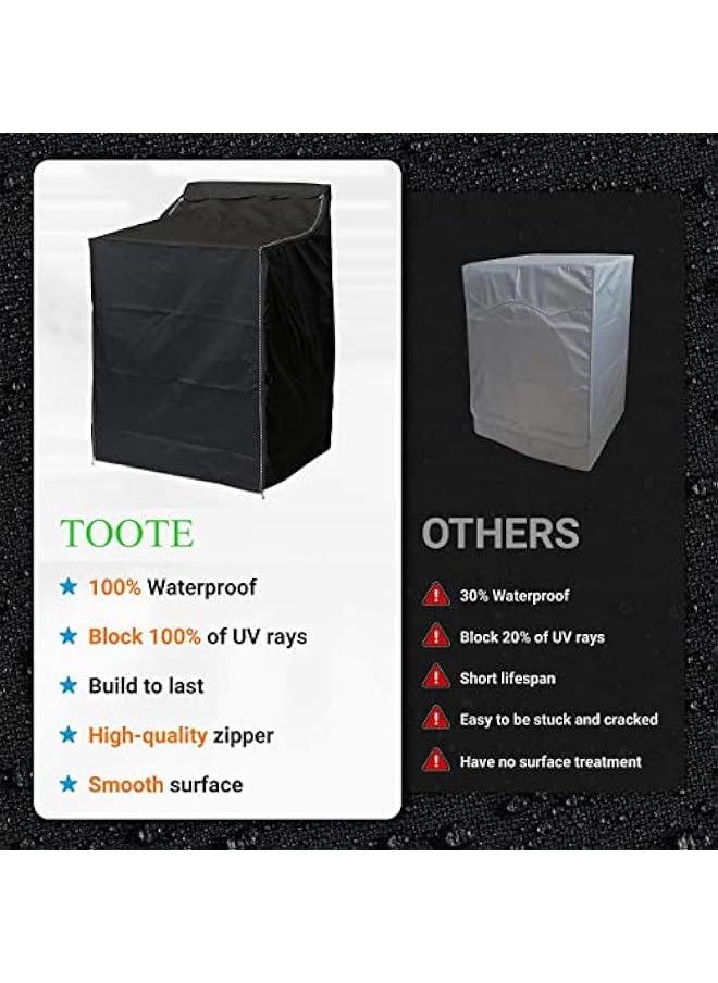 High Quality WasherDryer Cover  Waterproof Dustproof and Sunproof  Thick Zipper Design  Fits Most Top Front Load hines  Black Color  Ultimate Protection for Washing hine  Durable and Reliable - pzsku/Z08287B56EA0AA3CFCB16Z/45/_/1730847815/91bbef8b-64e0-4381-b26f-3966afcddc54