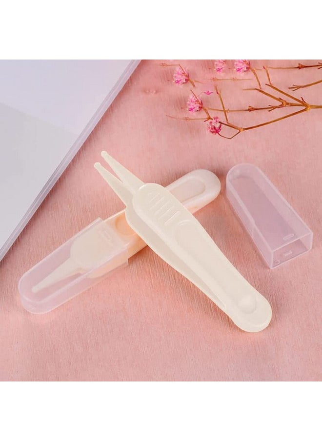 GSHLLO - 6 Pcs Baby Nasal Tweezers Nose Cleaning Tweezers Infant Booger Pickers Removers Ear Cleaning Clips Care Tools for Baby - Image 1