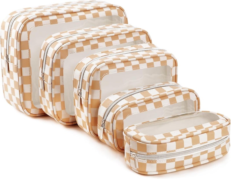YOPCDJ Diaper Bag Pouches, Khaki, 5pcs, Practical - Image 1