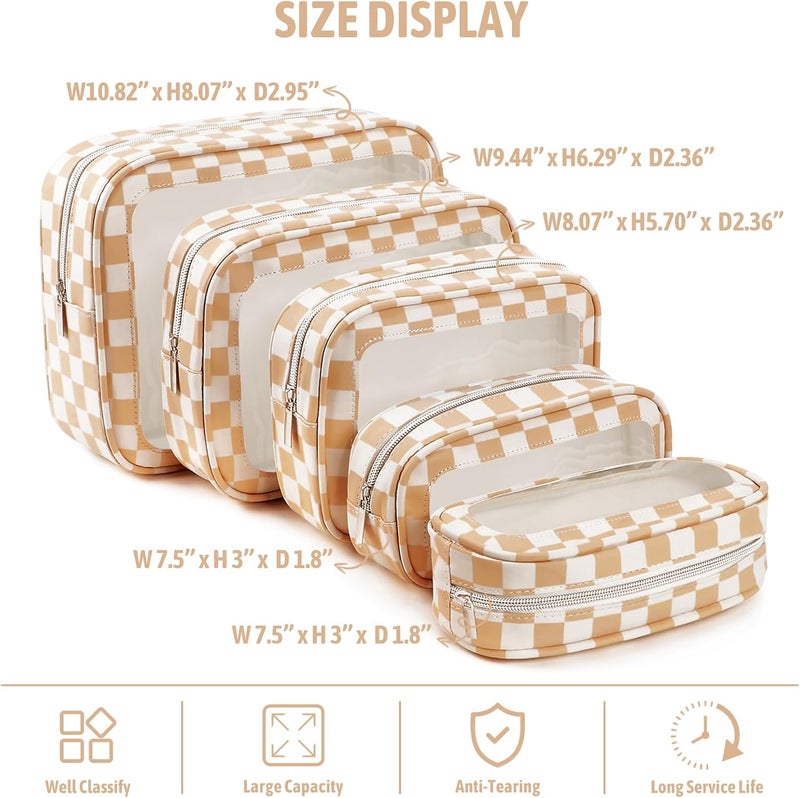 YOPCDJ Diaper Bag Pouches, Khaki, 5pcs, Practical - Image 2
