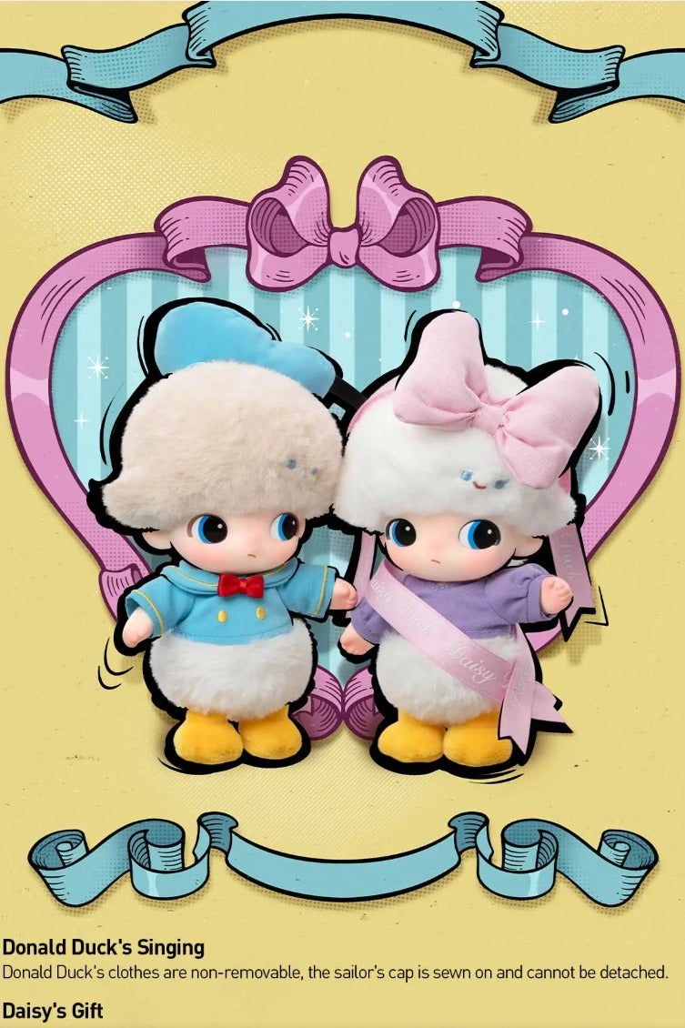 Pop Mart x Bobo & Coco DIMOO WORLD × DISNEY Series-Vinyl Plush Keychain Blind Box, Random Design Action Figures - Image 3