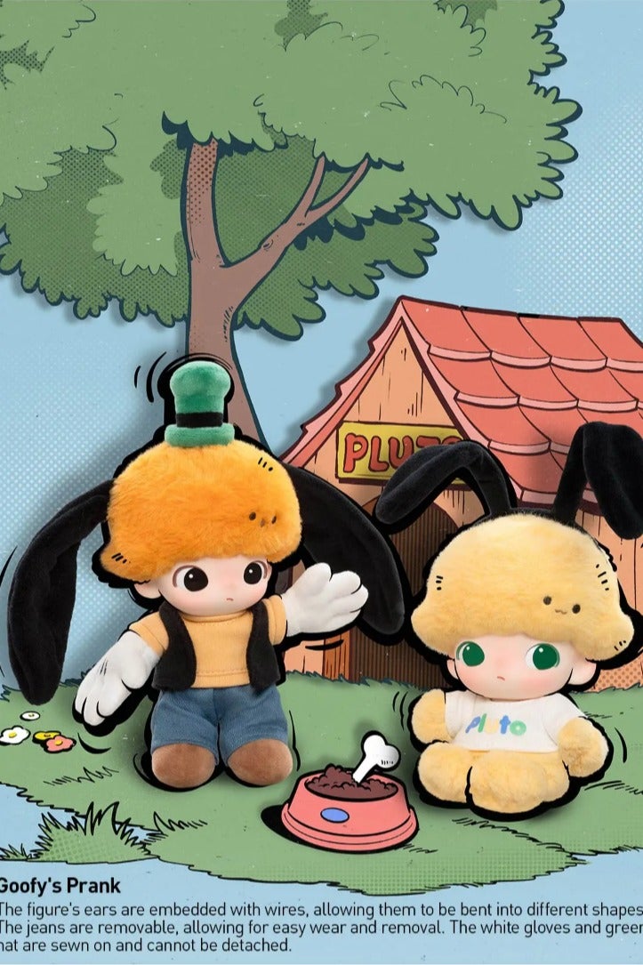 Pop Mart x Bobo & Coco DIMOO WORLD × DISNEY Series-Vinyl Plush Keychain Blind Box, Random Design Action Figures - Image 5