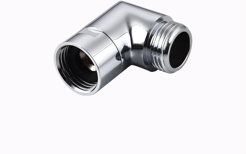 walkinginrain 90 degrees Shower Head Elbow Adapter, Shower Arm Elbow Adapter for Wall mounted Shower or Hand Shower, Chrome - Image 5