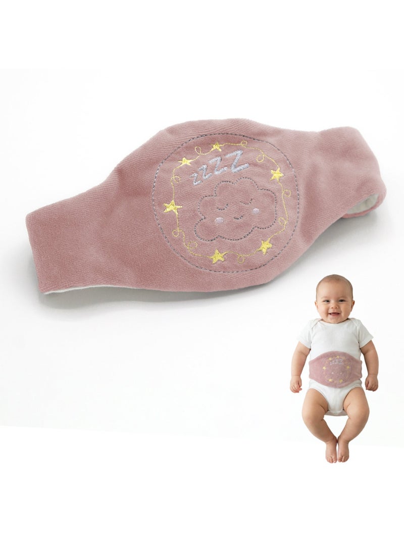 BabyJem حزام ببيجم لكرز للأطفال 0 شهر وما فوق | مادة طبيعية، تخفيف آلام الغازات، غطاء قابل للغسل، معيار OEKO-TEX 100 | هدية لمولود جديد، راحة النوم، ضغط لطيف - Image 1