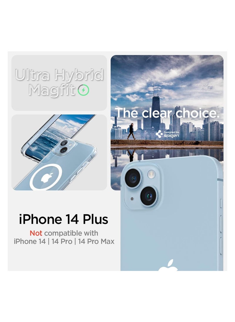 Spigen Ultra Hybrid (MagFit) Case [Anti-Yellowing Technology] Compatible with MagSafe Designed for iPhone 14 Plus (2022) - White - pzsku/Z08289ADA17973F628D3AZ/45/_/1711024917/46879c88-7f8a-445a-981a-c25525f62650