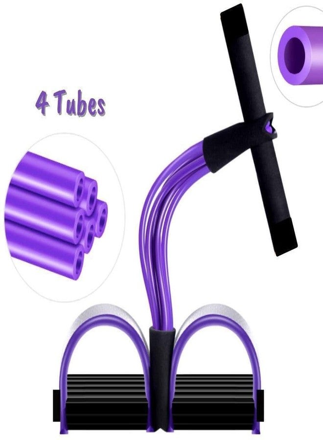 Owlix 4-Tube Pedal Puller Resistance Band for Abdomen and Stretching - Image 2