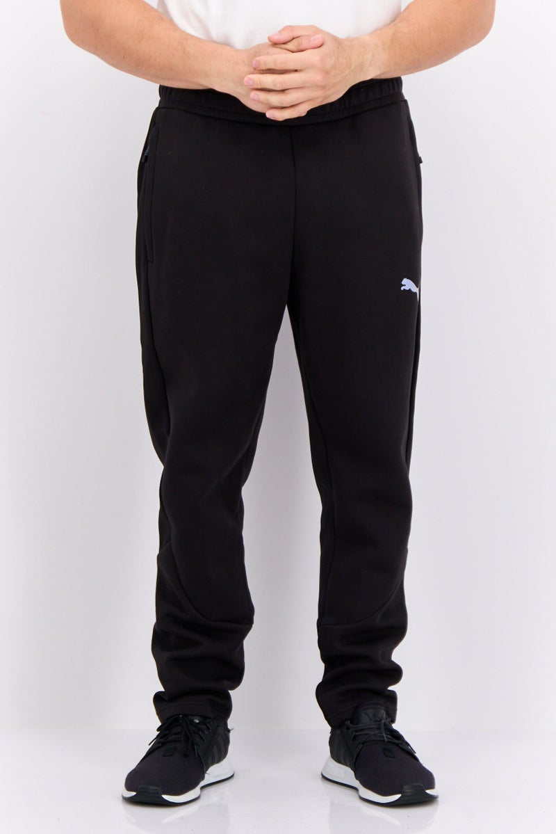 PUMA سروال رياضي خارجي ضيق للرجال، أسود - Image 1