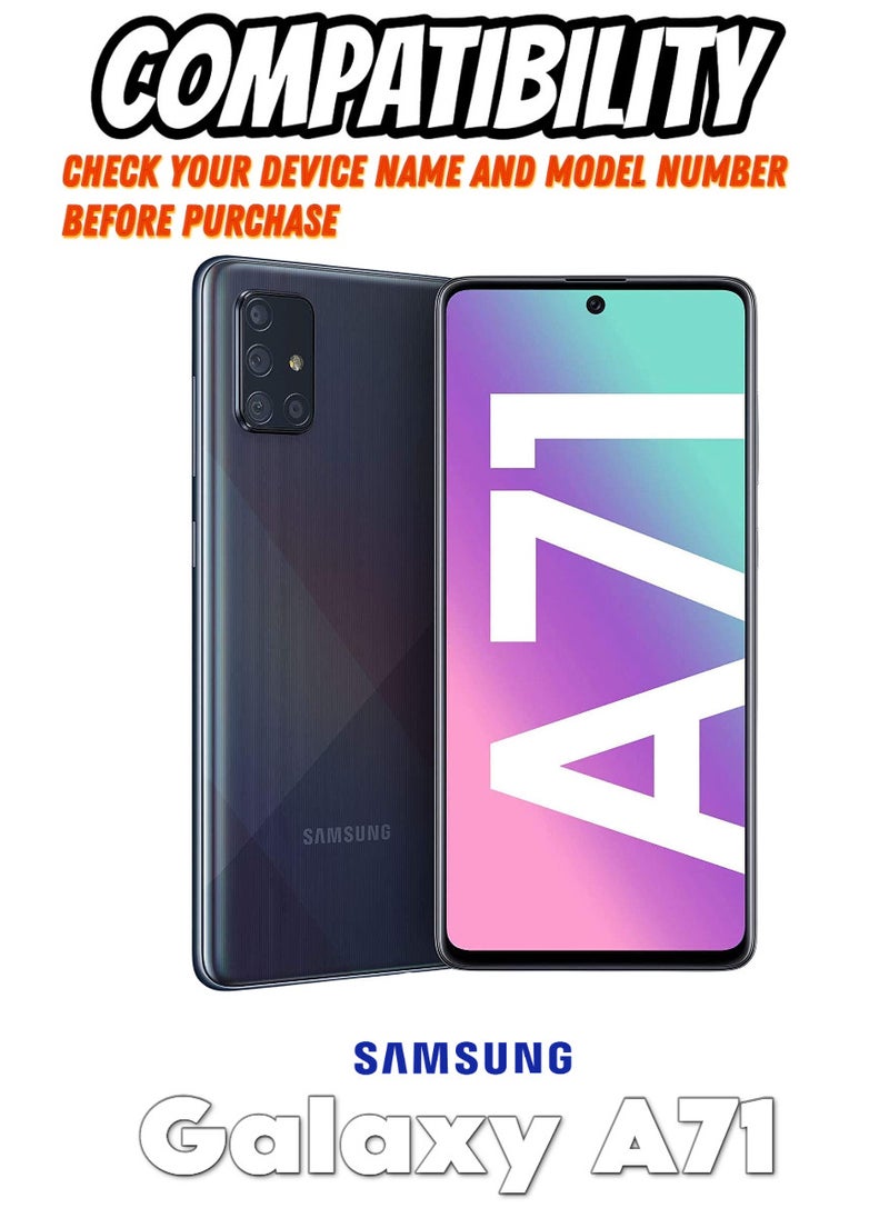 ESD 3 Pieces Tempered Dustproof Privacy Glass Screen Protector Compatible For Samsung Galaxy A71 - Image 4