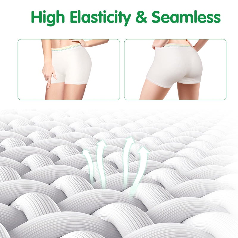 JUNFAN 12 Pack Mesh Underwear Postpartum Must Have Hospital Provide Washable Breathable Undies for Delivery, Surgical,Traveling (S/M(12-38 in)) - Image 5