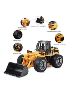Cool Baby COOLBABY 9-Channel Loading Bulldozer 2.4G Wireless Remote Control Engineering Forklift Children's Toy Excavator Simulation Hydraulic Lift With Light And Sound  - Image 4