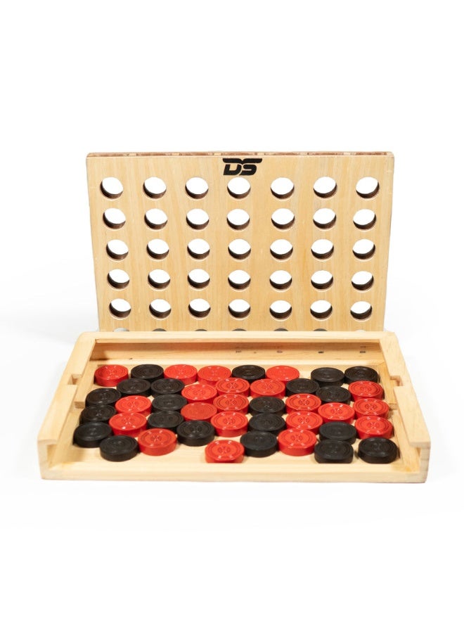 DAWSON SPORTS Wooden Connect 4 Game - Image 2