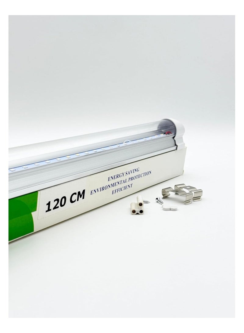 Generic Hydroponic Grow Light, 120cm LED Full Spectrum Light | 18W White, Red & Blue Combination for Indoor Plant Growth, Seed Germination & Flowering  - Image 1