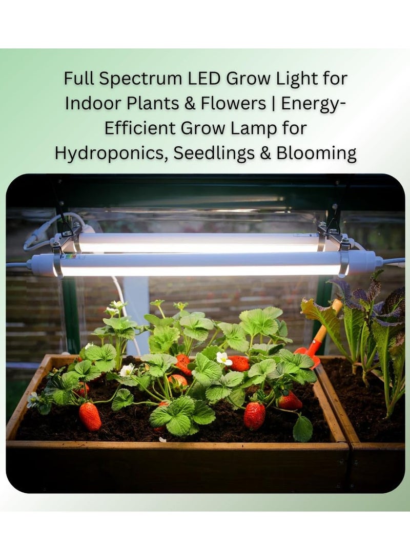 Generic Hydroponic Grow Light, 120cm LED Full Spectrum Light | 18W White, Red & Blue Combination for Indoor Plant Growth, Seed Germination & Flowering  - Image 5