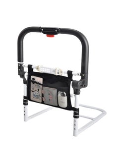 Generic Retractable bedside safety rails, standing aids for the elderly and disabled, and foldable maternity drop barriers, height adjustable from 21.2 to 24.4 inches (foldable)  - Image 1