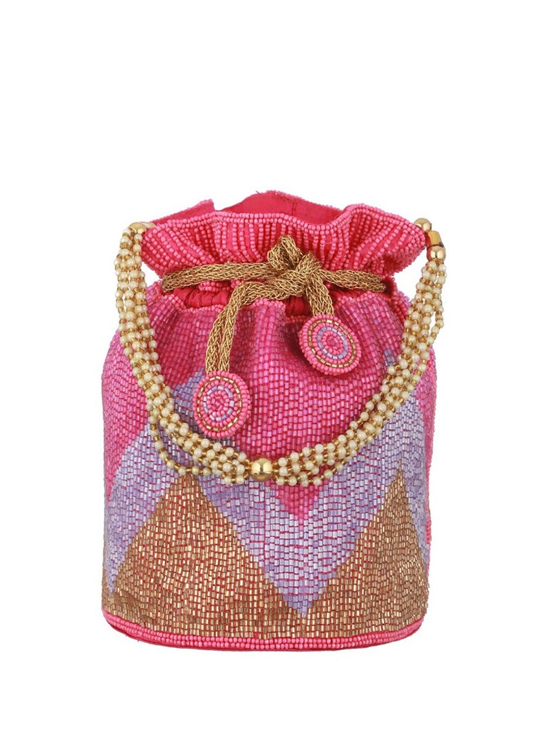 Priyaasi Embellished Potli Clutch  - Image 3