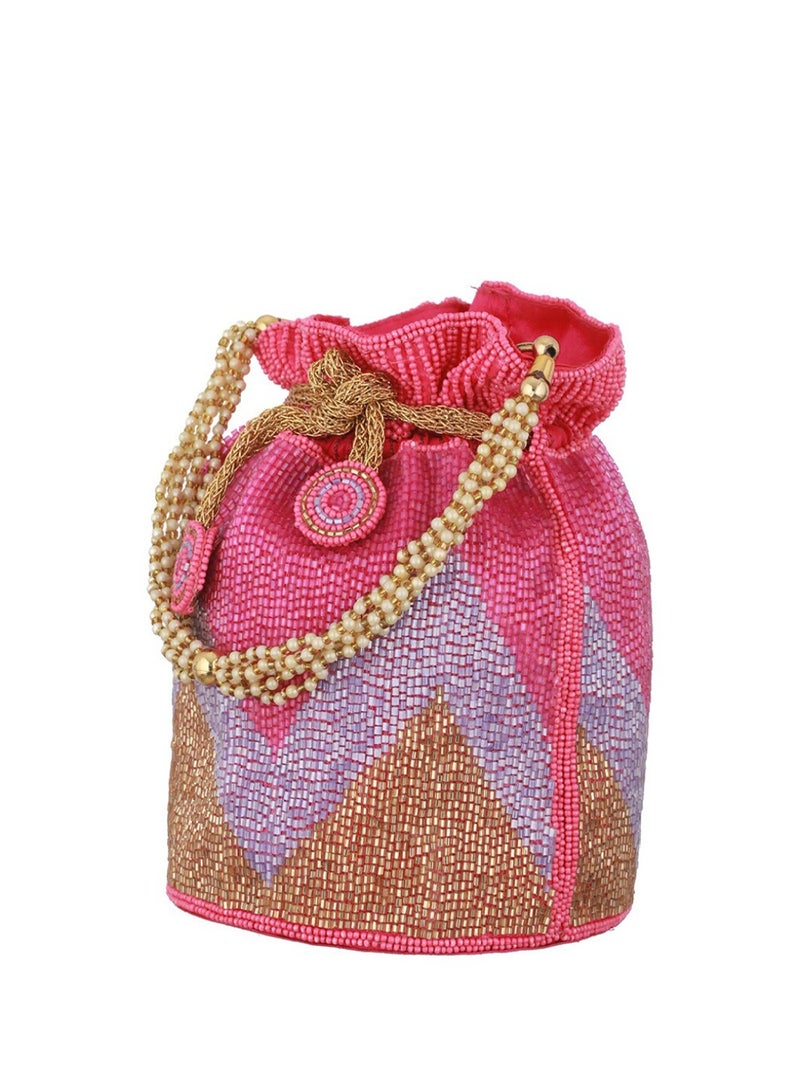 Priyaasi Embellished Potli Clutch  - Image 4