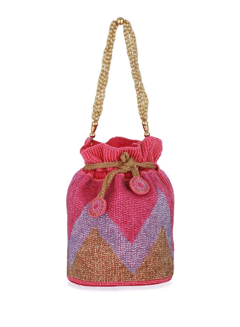 Priyaasi Embellished Potli Clutch  - Image 2