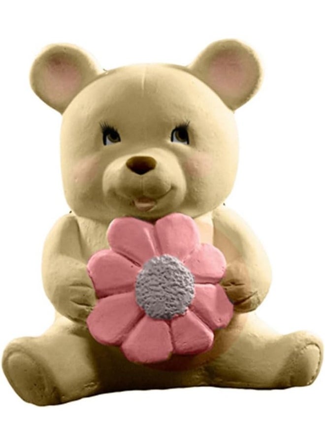 Homesmiths Daisy Bear Statue Kid Figurine For Acrylic Painting Arts And Crafts  - Image 2