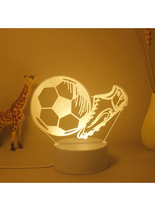 Football LED Night Light Desk Lamp Decor - Image 3